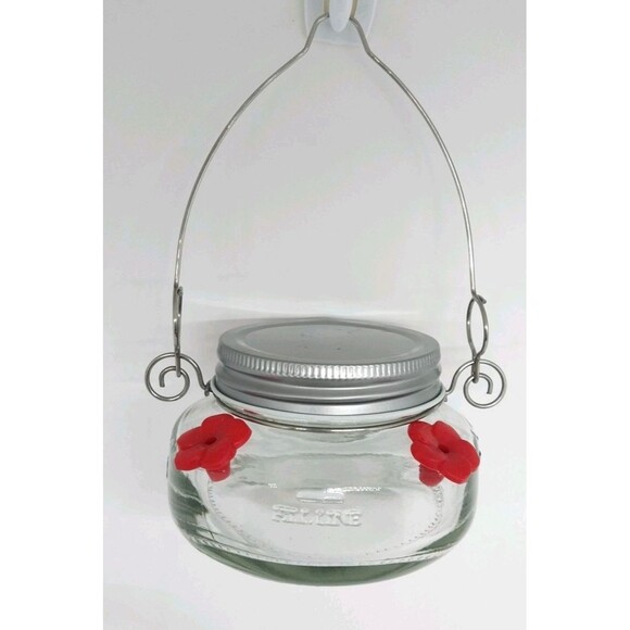 Nature's Way Bird Products Mason Jar Hummingbird Dish Feeder - Picture 1 of 10